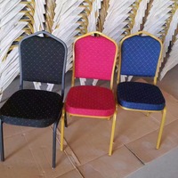 Chaise de banquet empilable moderne VIP en métal Haofa pour salon, appartement, restaurant, hôtel, bureau