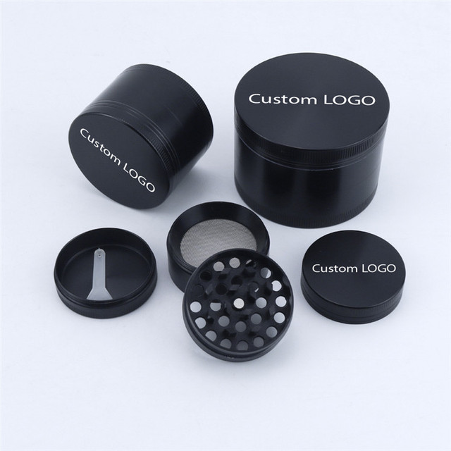 Tobacco Herb Grinder 4 Spice Crusher Herb Smoking Accessories Aluminium Herb Grinder