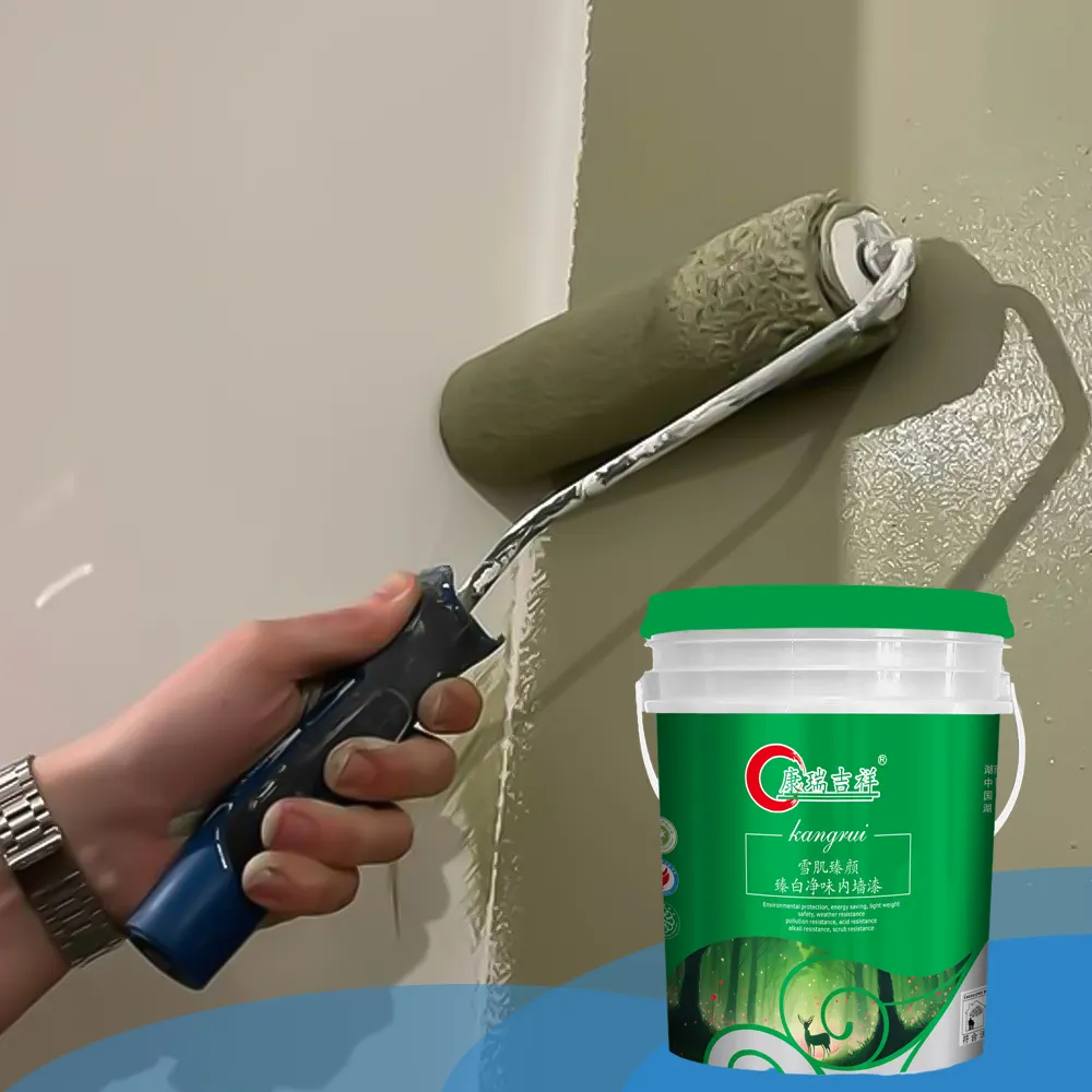 Acrylic dựa trên chống nấm không độc hại không thấm nước tường nghệ thuật sơn cho phòng nội thất lớp phủ chất lỏng phương pháp ứng dụng