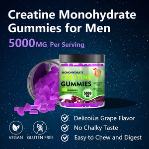 Suplemento Dietético OEM, Gomitas de Creatina Monohidrato para Adultos, para el Desarrollo Muscular, Energía y Resistencia - Product Image 6