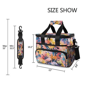 Hot Sale <b>Sublimation</b> Custom Food Cooler Duffel Bag Box Portable Lunch Insulated Bag for Beach Comping Bag - Product Image 6