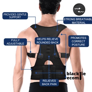 Corrector de Postura en Oferta, Soporte de Espalda Ajustable, Cinturón de Soporte para Hombros y Alineación de Columna Vertebral para Hombres y Mujeres, Disponible para la Venta - Product Image 6