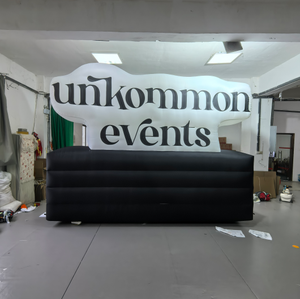 Logo publicitaire gonflable, lettres gonflables colorées avec lumières, mur gonflable géant de haute qualité pour la <span class=keywords><strong>promotion</strong></span> d'événements de marque - Product Image 1