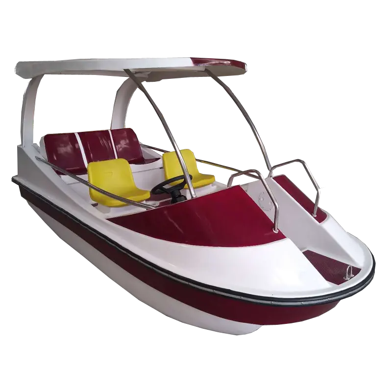 Vendita calda elettrico in fibra di vetro di acqua pedalo barca