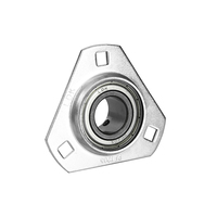 Palier à roulement à billes à bride à 3 goujons en acier estampé LDK à faible vibration SBPFT204 SBPFT205 SBPFT206 SBPFT207 pour l'industrie agricole