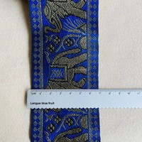 Pita Jacquard Etnis Minoritas Dai Pola Hewan Bahan Poliester Filamen Aksesoris Pakaian Sepatu Tas Lebar 68cm Webbing