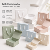 Boîtes cadeaux de luxe personnalisables OEM, taille et impression sur mesure, boîtes écologiques pour l'emballage de cadeaux de détail