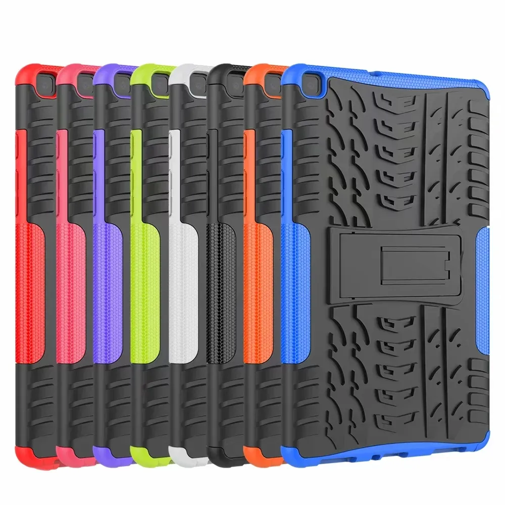 Heavy Duty 2 in 1 Hybrid Rugged Silicone Cover For Samsung Tab A E A7 Lite T220 T225 T307 T290 T295 P200 T377 T385 Tablet Case