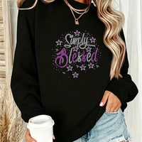 Strass thermocollants personnalisés Blessed Design pour vêtements et t-shirts