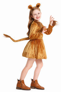 Jeu de Rôle Animal <span class=keywords><strong>Roi</strong></span> <span class=keywords><strong>Lion</strong></span> Cosplay Robe en Peluche Marron Costume avec Couvre-chef <span class=keywords><strong>Lion</strong></span> d'Halloween - Product Image 6
