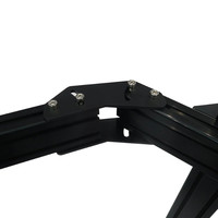 Support de moniteur simple, triple ou quadruple en aluminium intégré pour cockpit de simulation de course, support TV universel, support de moniteur multi-écrans