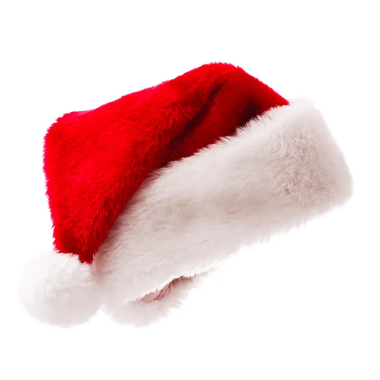 Pack 6 Gorro Papá Noel de Navidad de Santa Claus de Terciopelo Suave Sombreros Rojos Navideño de Invierno para Fiesta Festiva de Año Nuevo para pequeños Unisex Talla Pequeño*6 