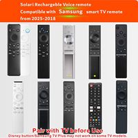 Control Remoto para TV Samsung Smart (2018-2025): Celdas Solares Recargables, Carga USB-C, Voz