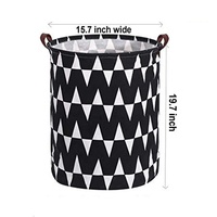 Vente en gros pliable écologique grand panier à linge domestique tigre enfants organisateur avec sac d'opp durable
