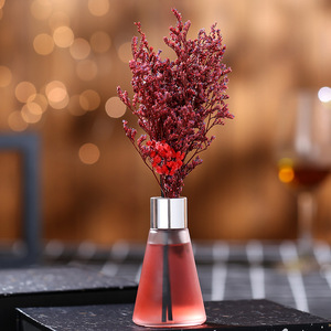 Ambientador para el Hogar sin Llama, Decoración <span class=keywords><strong>de</strong></span> Flores Secas, Difusor <span class=keywords><strong>de</strong></span> Aroma con Varillas, Fragancia Floral, 50 ml, Aromaterapia sin Llama - Product Image 3