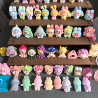 Collection de figurines tendance en résine floquée, boîte mystère, figurine personnalisée, vente en gros, sac surprise, fabricant de poupées de dessin animé