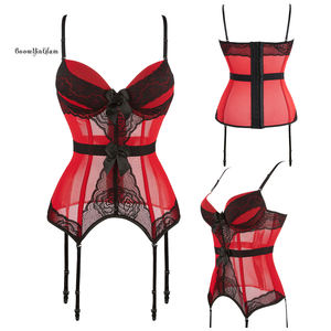 <span class=keywords><strong>Nuisette</strong></span> sexy pour lune de miel, lingerie amincissante, ceinture porte-jarretelles, corset avec armatures - Product Image 4