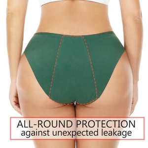 Intiflower 9222 4 capas 55ml ropa interior de cintura alta a prueba de fugas período bragas mujeres calzoncillos menstruales <span class=keywords><strong>sin</strong></span> costuras <span class=keywords><strong>Culotte</strong></span> Me - Product Image 2