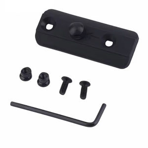 Adaptateur en aluminium noir robuste de 20 mm, support à dégagement rapide pour système KeyMod, montages de lunette et accessoires de chasse - Product Image 4