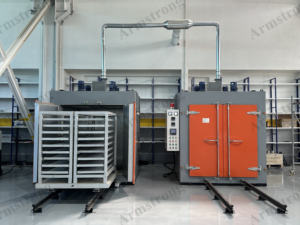 Grand espace chauffage électrique four de durcissement promotionnel moteur en acier portant des matériaux de friction moteur de revêtement en poudre - Product Image 2