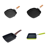 Antihaftbeschichtete Geschmiedete Quadratische Bratpfanne Antihaft Janpan Tamagoyaki Sushi Pfanne Kuchen Dampf Rindfleisch Flachpfanne