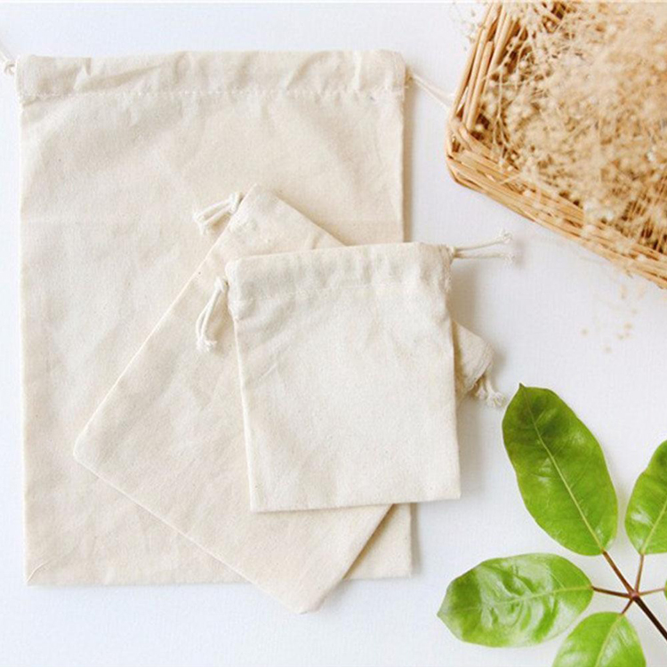 Wholesale custom gift packaging drawstring pouch bag