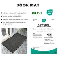 Großhandel Lösungsgefärbte Teppich-Eingangsmatte Wasserdichte, Ausbleichresistente Gummi-Fußmatte mit Individuellem Logo für Hotel und Büro