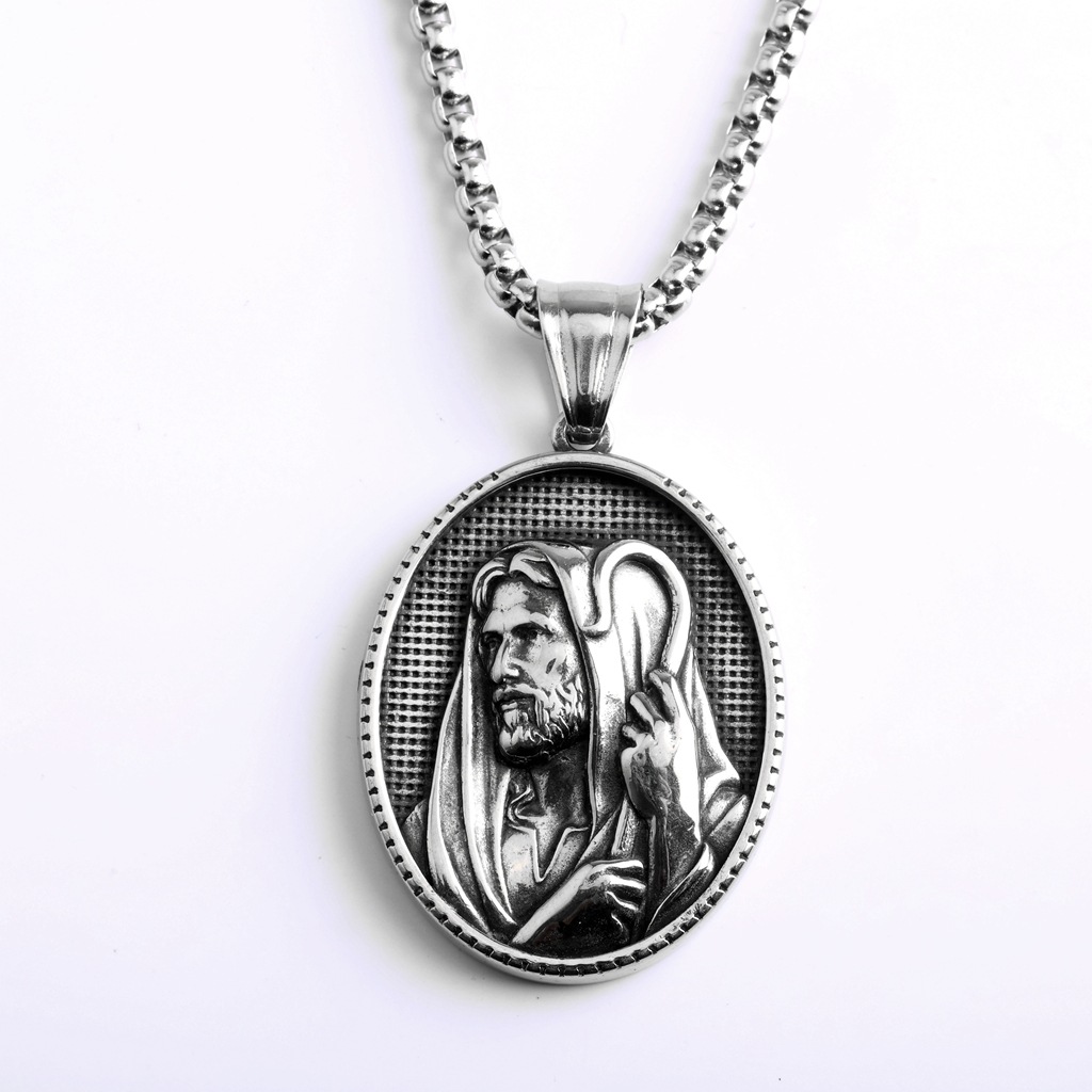 10202 stainless steel, color - with chain, 60cm