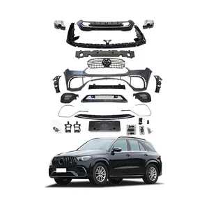 Kit de Conversión de Parachoques Delantero, Rejilla y Guardabarros GBT para <span class=keywords><strong>Mercedes</strong></span> <span class=keywords><strong>GLE</strong></span> <span class=keywords><strong>63</strong></span> Facelift, Mejora Exterior para el Modelo Benz <span class=keywords><strong>GLE</strong></span> <span class=keywords><strong>63</strong></span> W167 de 2020 en Adelante - Product Image 1