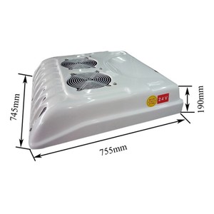 เครื่องปรับอากาศแบบติดหลังคา New Weili รุ่น AC05 5000W ระบบขับเคลื่อนโดยตรง สำหรับห้องโดยสารรถบรรทุกและเครื่องจักรก่อสร้าง - Product Image 6