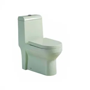 BTO-Badezimmer-Suiten S-Fasche/P-Fasche Toilette rund Keramik Spülung/Siphon einteilig Toilette farbige Toilettenschüssel