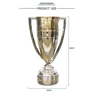 Design créatif compétition sportive trophée de compétition de football trophée de médaille en métal commémorative d'événement d'entreprise personnalisé