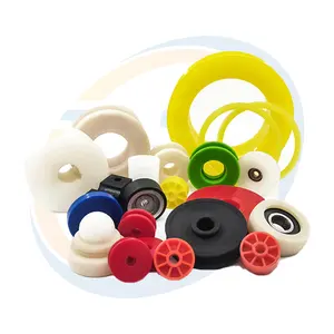 LongCheng Moulded Polyurethane Parts Processing Custom Bearing Wheel Polyurethane Shaped Parts