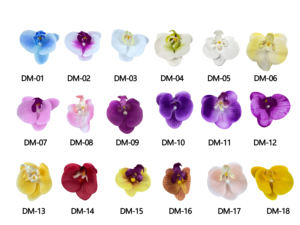 Orquídeas artificiales de plástico para exterior, flores de estilo de moda, plantas de <span class=keywords><strong>Interior</strong></span> - Product Image 5