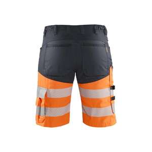 BLAKLADER - 154118119653C46 Pantalones cortos de alta visibilidad elásticos Mid Gray/Orange-EAN 7330509748275 ROPA DE TRABAJO DE LA HI-VIS - Product Image 2