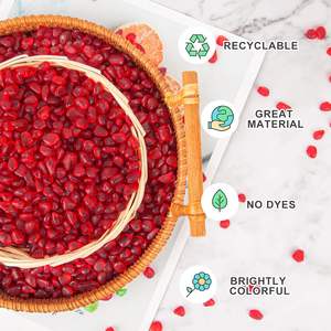 Sea <strong>Glass</strong> Stones <strong>for</strong> Crafts <strong>Vases</strong> Fish Tank 2.75LB (1185g/41.79oz) Red <strong>Glass</strong> <strong>Pebbles</strong> Gemstones - Product Image 6