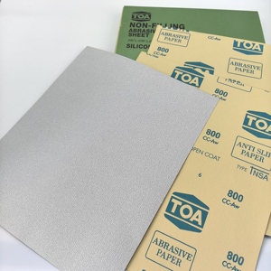 <span class=keywords><strong>Papier</strong></span> abrasif professionnel en carbure <span class=keywords><strong>de</strong></span> silicium pour ponçage à sec, carré <span class=keywords><strong>de</strong></span> 3 mm, 9x11 pouces, grain 120-3000, OEM pour finition bois <span class=keywords><strong>de</strong></span> meubles haut <span class=keywords><strong>de</strong></span> gamme - Product Image 1