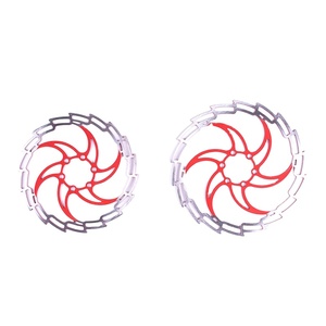 Pastilhas de Freio para Bicicleta por Atacado 160/180mm Pastilhas de Freio Coloridas Ultra-leves com Resfriamento Envio de Parafuso - Product Image 6