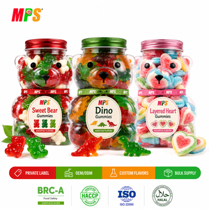 Fábrica de Dulces al por Mayor, Golosinas Japonesas Personalizadas, Oreja/Mariposa/Rana/<span class=keywords><strong>Dinosaurio</strong></span>/Oso, Halal, Frutales, Multicolores, Gomitas de Gelatina - Product Image 1