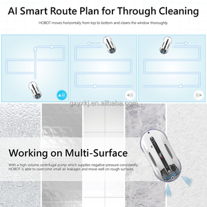 <span class=keywords><strong>Robot</strong></span> de nettoyage automatique de vitres <span class=keywords><strong>HOBOT</strong></span> R3 Ventana Clean 2025, alimenté par batterie, batterie 2000 mAh, autonomie 61-90 minutes, télécommande par application - Product Image 2