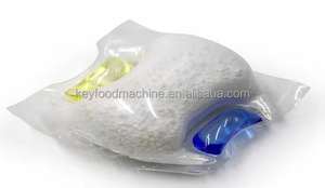 เครื่องทำแคปซูลสบู่ซักผ้าแบบอัตโนมัติ OEM ODM ความแม่นยำสูง ขนาด 5-8 กรัม พร้อมระบบบรรจุ ปิดผนึก และติดฉลาก รุ่น H - Product Image 6
