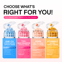 Crème en Capsules Éclaircissante 5% Niacinamide TXA Acide Tranexamique Glutathion pour Peau Terne – Gel Hydratant Visage pour un Éclat Radieux