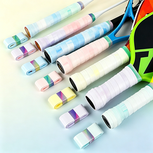 Cinta de agarre perforada para bádminton, transpirable, que absorbe el sudor, para raquetas de tenis y squash, antideslizante. - Product Image 6