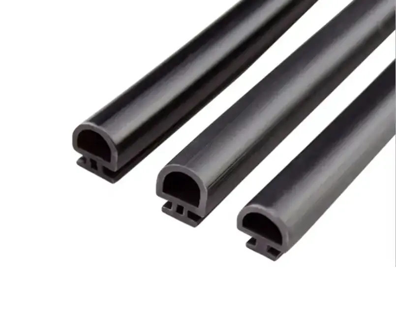 Custom Extruded Profile Aluminum Window Door Auto Glass Bottom Edge Epdm Rubber Seal