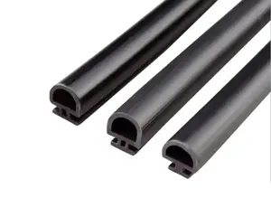 Tùy chỉnh ép đùn hồ sơ nhôm cửa sổ cửa tự động kính dưới cạnh EPDM con dấu cao su