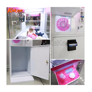 Popular Mini Claw Game Machine Coin Operated Vending <strong>Supplier</strong> Bulk Sale Cartoon Footballs <strong>Key</strong> <strong>Rings</strong> Doll Claw Machine - Product Image 3