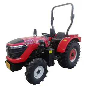 ShuangLi 50hp זול מחיר ירוק בית חקלאות טרקטור 50HP 4WD SHUANGLI 504-D גלגל טרקטור