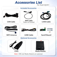 CodeLynk Kabelloses Apple CarPlay Android Auto Kit für Audi Auto Android Videoplayer A1 A3 A5 A6 A8 Q2 Q3 Q5 Q7 S4 S5 MMI MIB