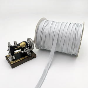 10mm haute qualité Polyester Satin biais passepoil <span class=keywords><strong>cordon</strong></span> 100% Polyester bord bande pour vêtements sacs chaussures Textiles de maison - Product Image 6