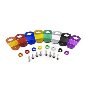 Civic EK Aluminum Radiator <b>Bracket</b> Mount Blue For Honda Civic Upgrade Part D1841 - Product Image 4